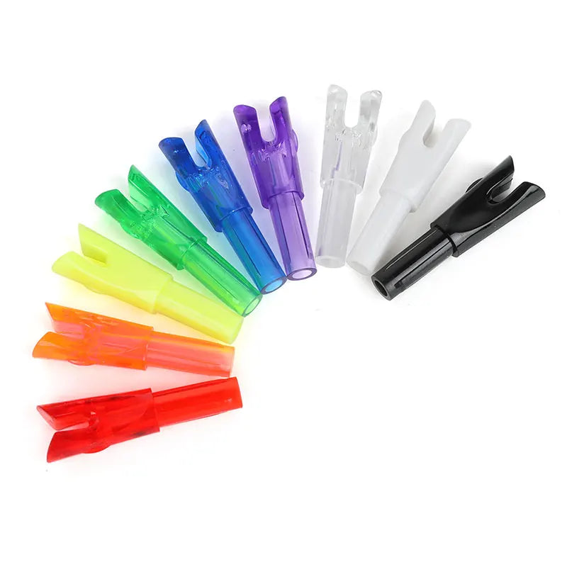 50-Pack Arrow Nock for Id 6.2mm Arrow Tail Bow Target with Bow