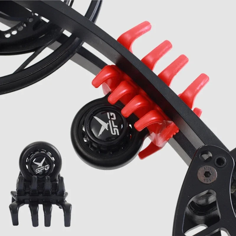 2-Pack Compound Bow Limbs Stabilizer High Elastic Rubber Shock Absorption