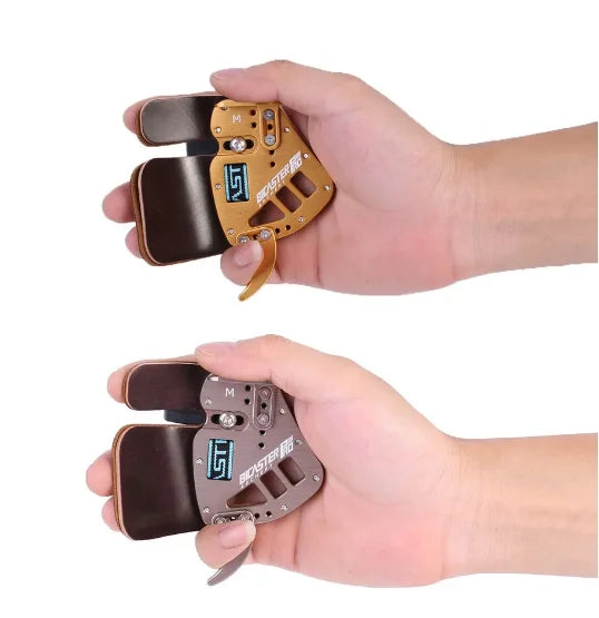 Bicaster Asa-pro Finger Tab Guard Protection Replacement Real Horsehide Cordovan+Aluminum S/m/l RH Bow