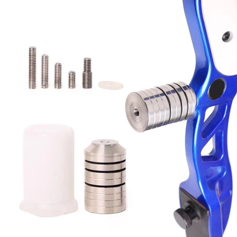 Balance Counterweight Shock Absorption Counterweight Detachable Balance Bar Bows Stabilizer 24BD