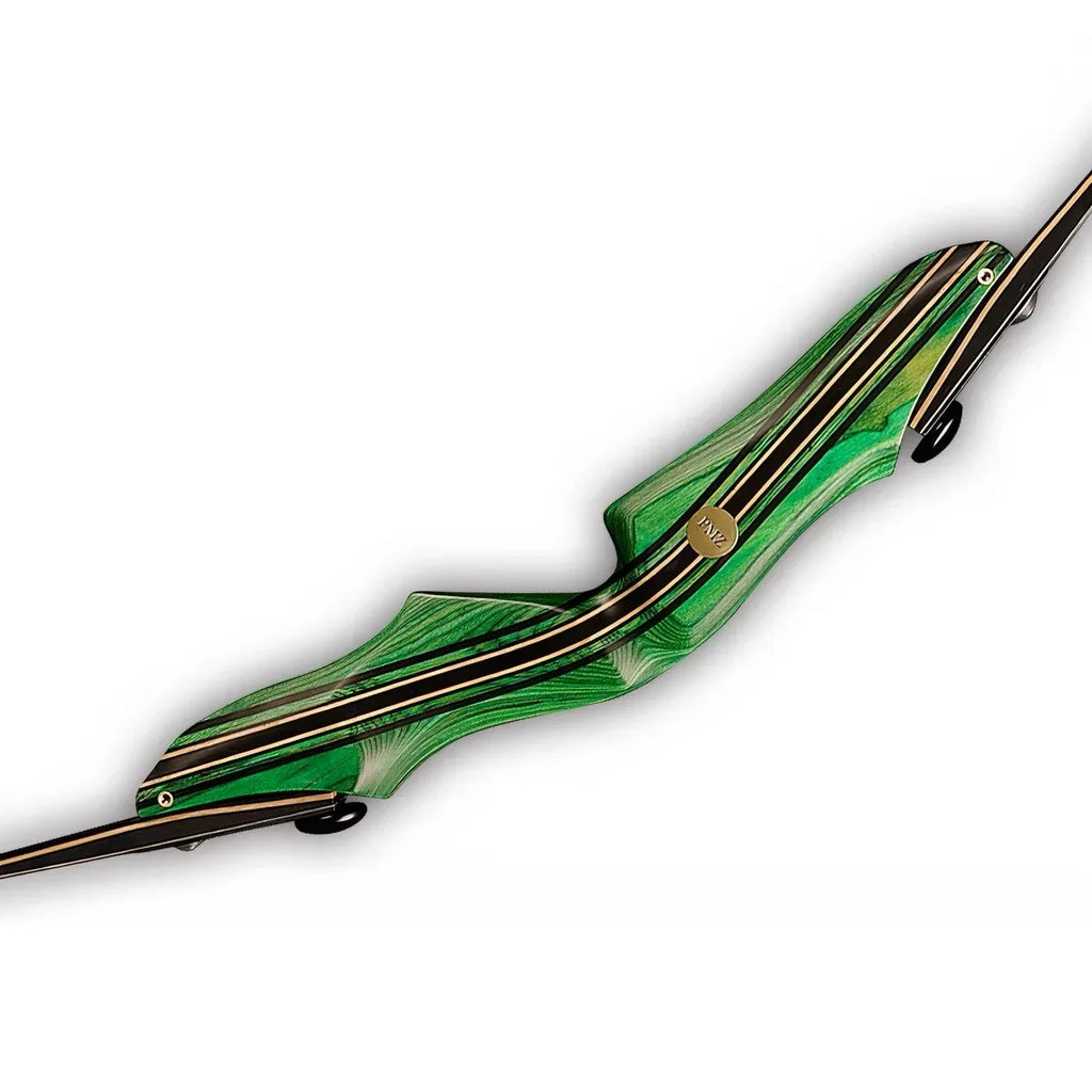 16inch Bow Riser ILF Adults Youth Beginners, Precious Maple Competition Longbow Right Hand