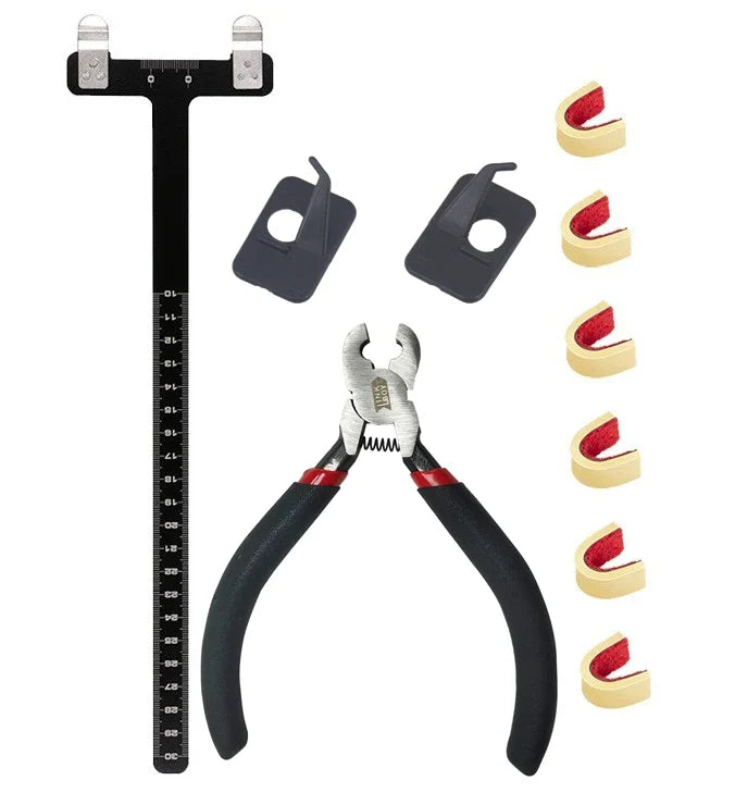 Recurve Bow T Square Ruler Copper Buckle Plier Kit Plastic Arrow Rest for Bow