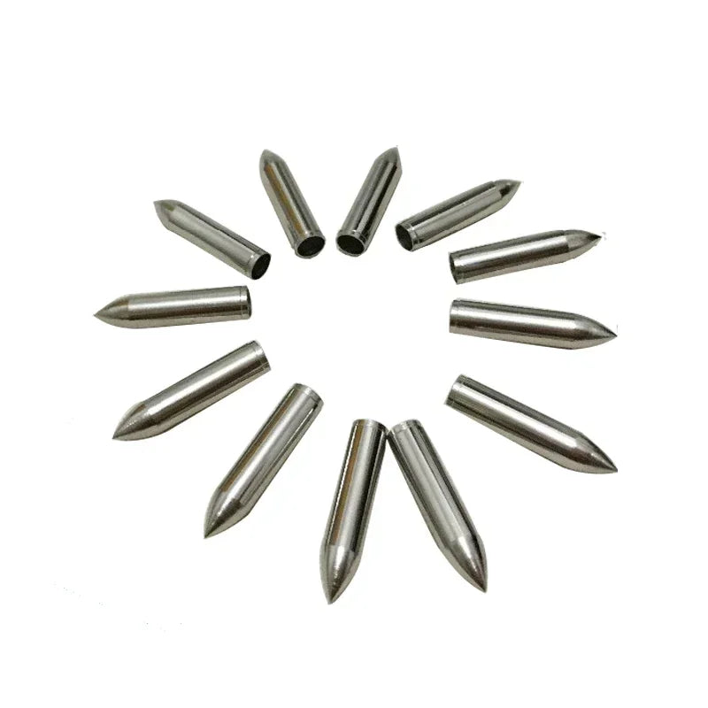 50-Pack Arrow Take Point Tips Arrowhead Broadhead ID5.6/6/7/8MM for Recurve Bow Longbow