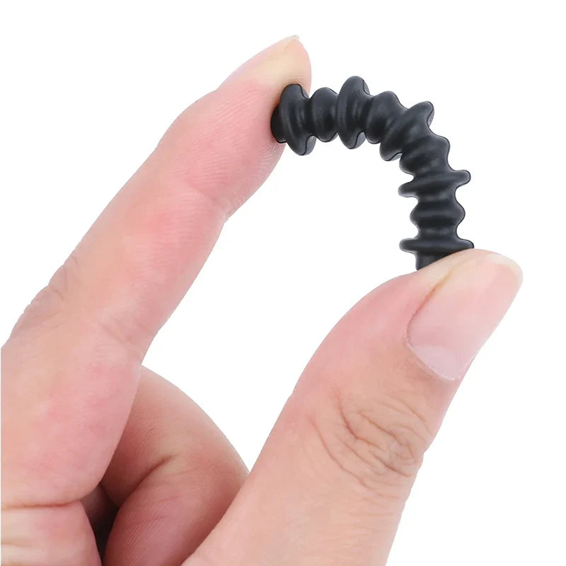 1 Pair Bow String Shock Absorber Color Silicone Sound Absorption Shock Damper for Compound