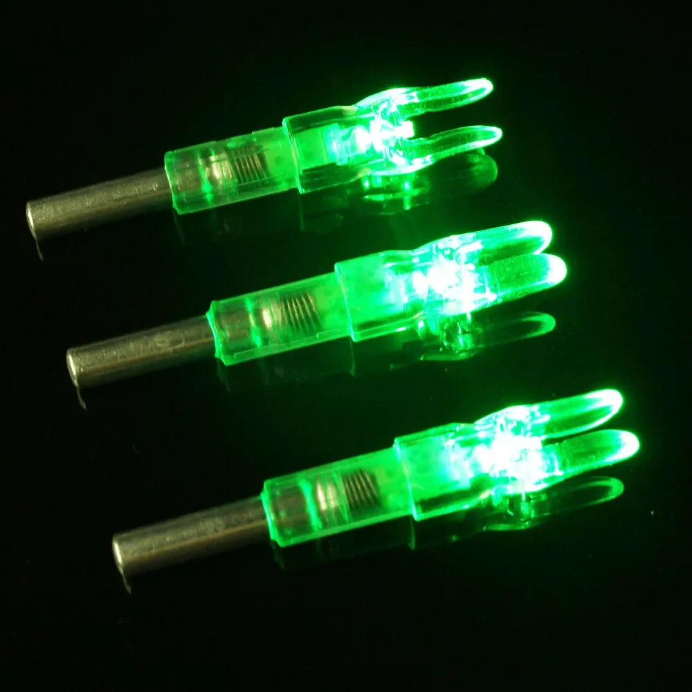 Arrow LED Lighted Nock Bolts, Compound Recurve Bow, ID6.2mm, 3-Pack, 6-Pack