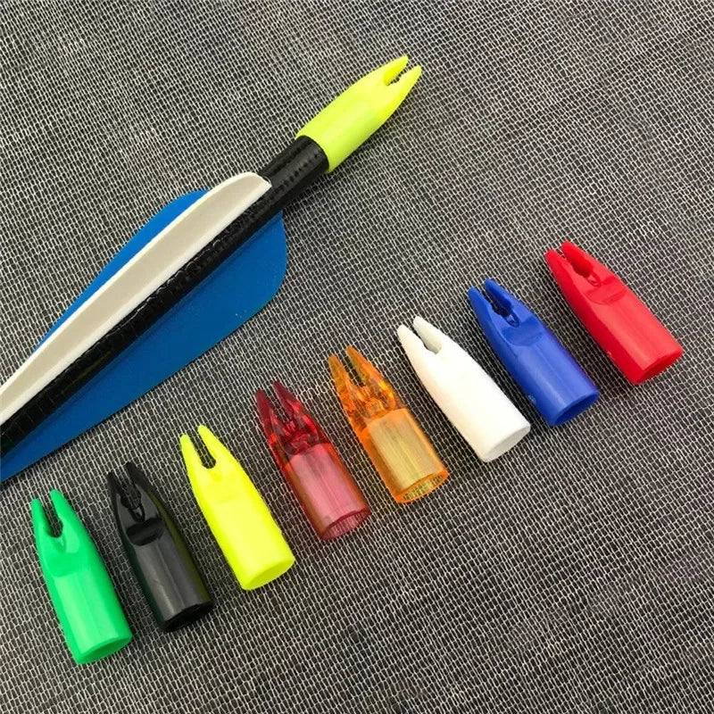 30-Pack Arrow Nock Nocks for 8mm Wood Bamboo Arrow Shafts DIY Tools