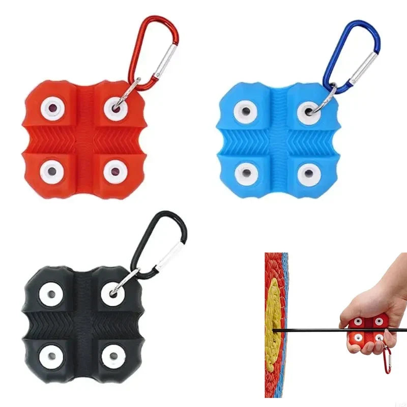 Arrow Puller Silicone Small Target Remover Gripper with Hanging Buckle Ergonomic Hand Saver