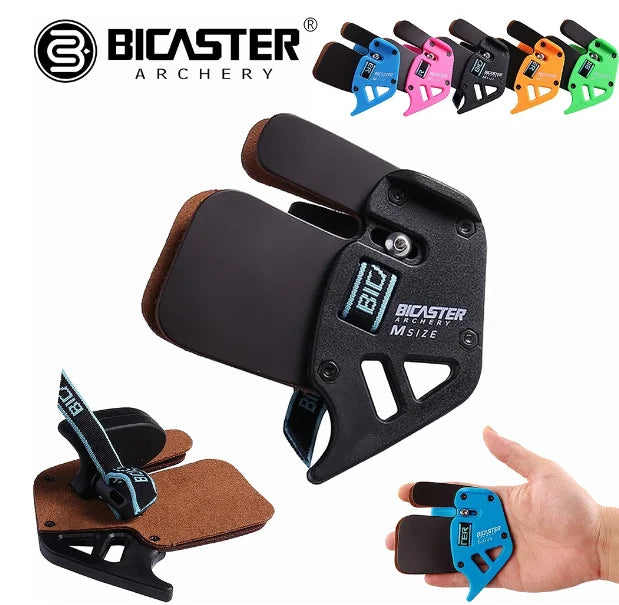 Bicaster Finger Tab Xs/s/m/l Right Handed Finger Guard Genuine Cowhide for Beginner and Children