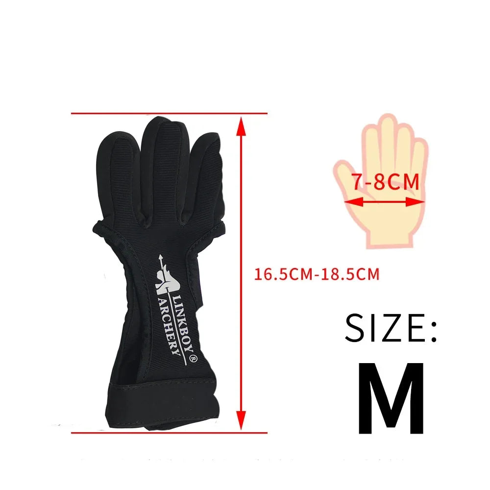 3 Fingers Glove Hand Guard Protector M/L Breathable