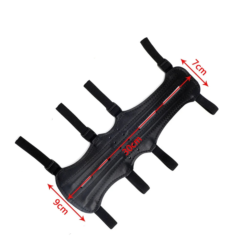 Extended Arm Guard Protector Tools Leather for Bow Protection Safe Strap Armband Protection