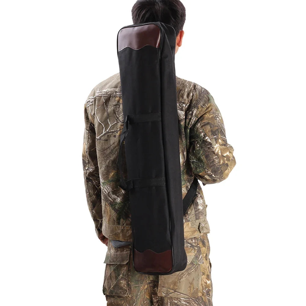 Portable Takedown Recurve Bow Bag Wear-Resistant Canvas / Case with Shoulder Strap