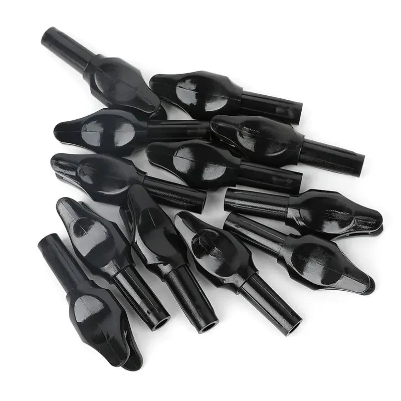 50-Pack DIY Plastic Arrow Nock Insert Tail Use for ID 6.2mm Arrow Axis