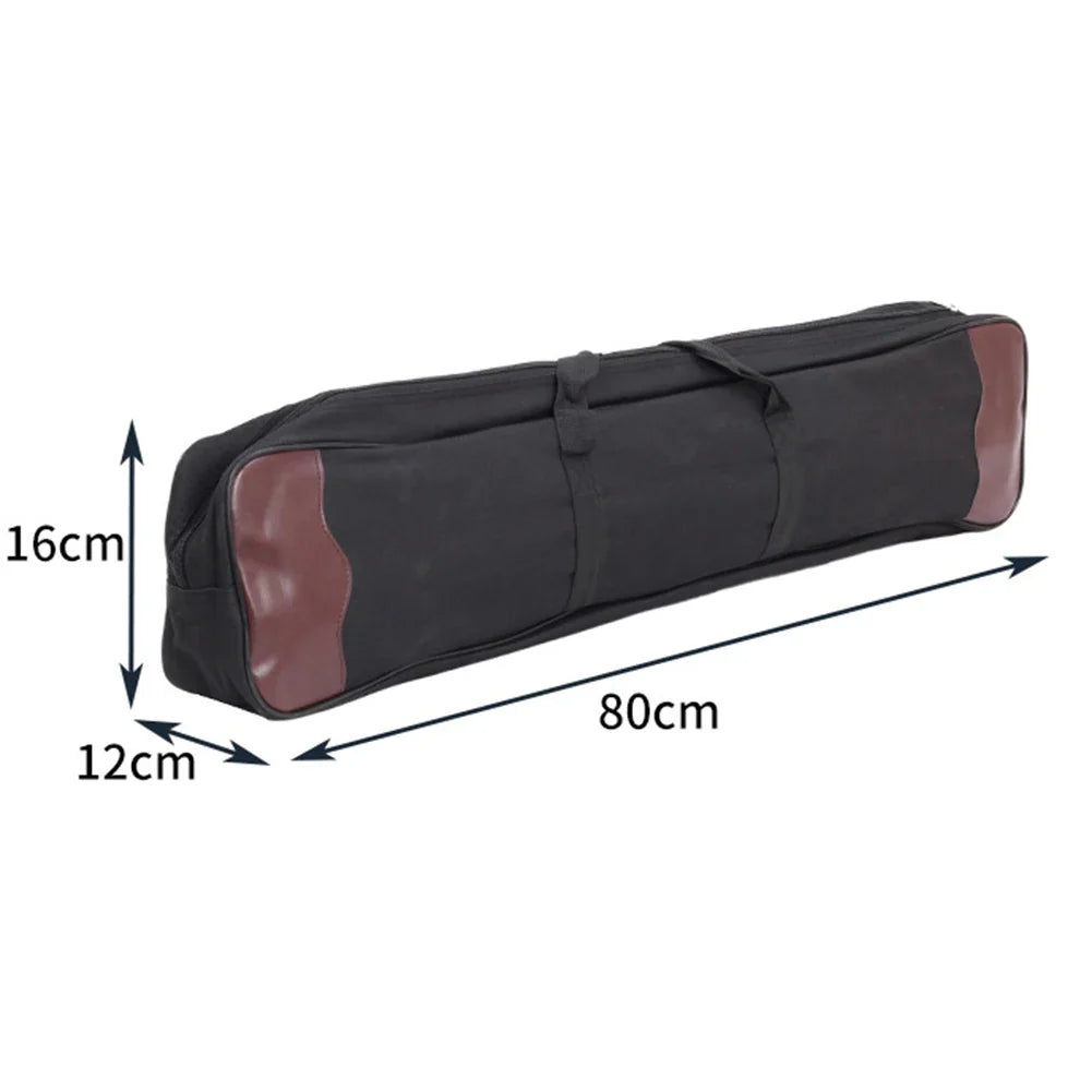Portable Takedown Recurve Bow Bag Wear-Resistant Canvas / Case with Shoulder Strap