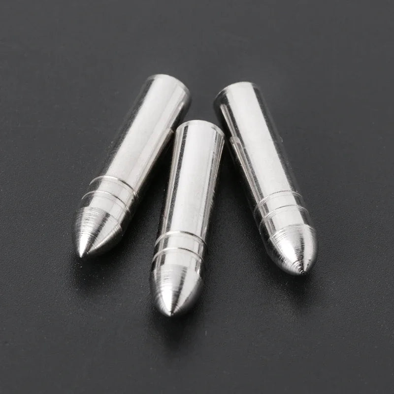 30-Pack Arrowhead Thread Carbon Fiber Arrow Compound Bow Tips Point