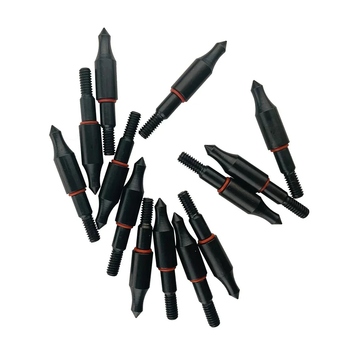 12-Pack Arrow Tips ID6.2MM OD8.0MM 100/150/175gr for Arrow Shaft Arrow Head Compound Recurve Bow