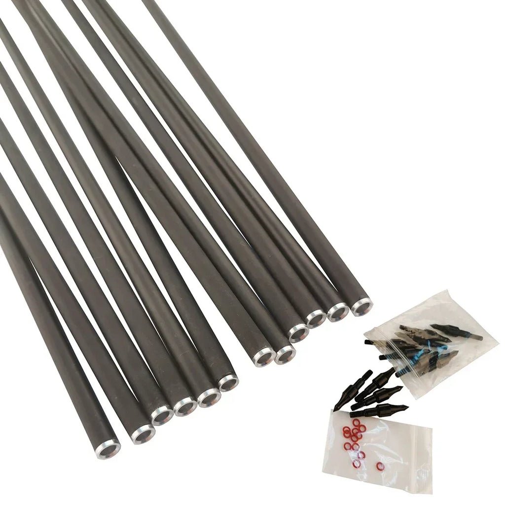 12-Pack Arrow Tips ID6.2MM OD8.0MM 100/150/175gr for Arrow Shaft Arrow Head Compound Recurve Bow