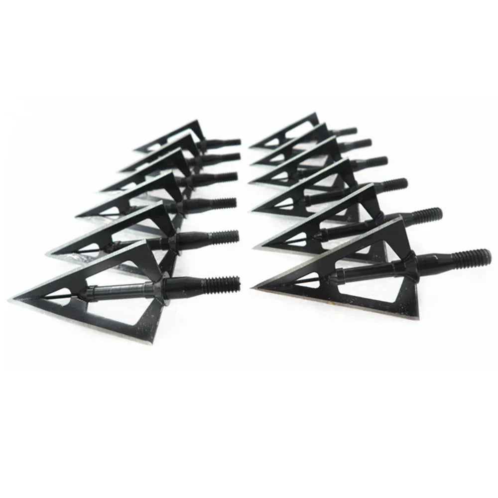 Broadheads 100gr 125gr Points Tips for Carbon Arrows Arrowheads for Bow Longbow 12-Pack