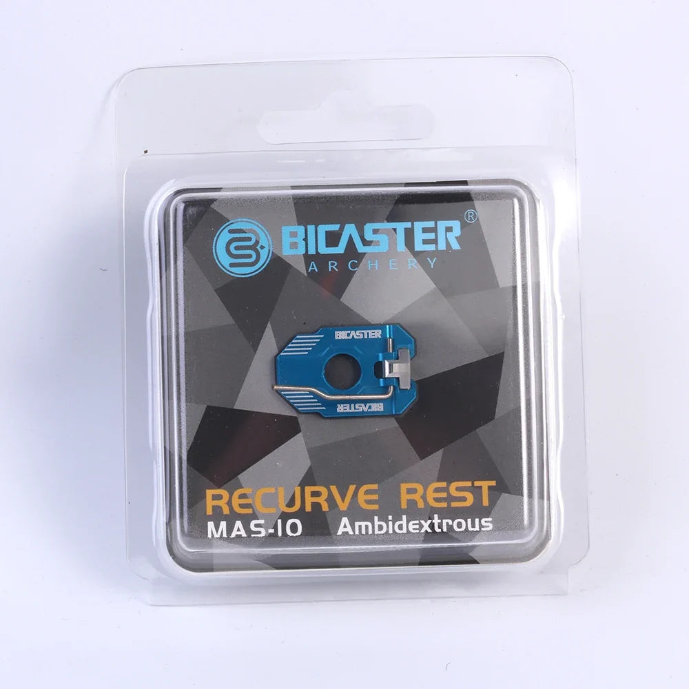 MAS-10 Arrow Rest Aluminum for Traditional Recurve Bows Adjustable Left and Right Hand Universal