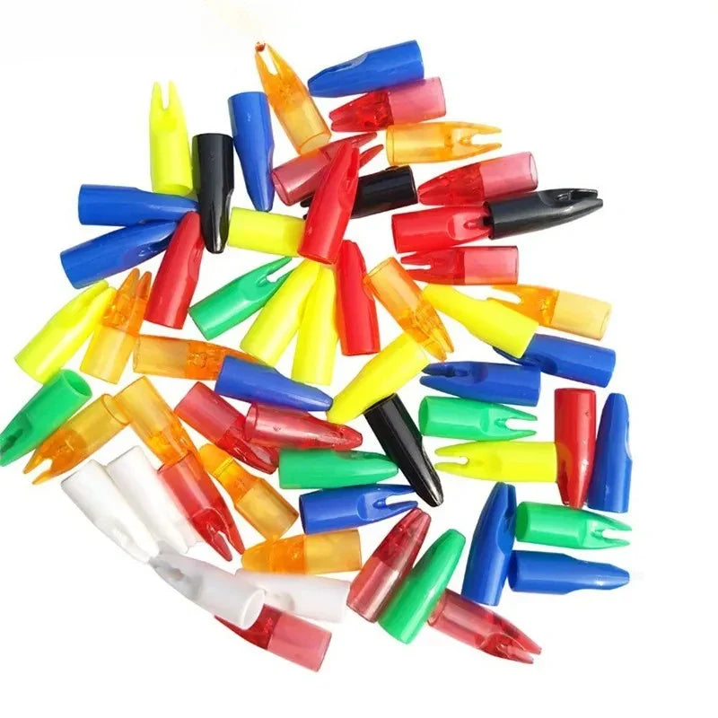 30-Pack Arrow Nock Nocks for 8mm Wood Bamboo Arrow Shafts DIY Tools