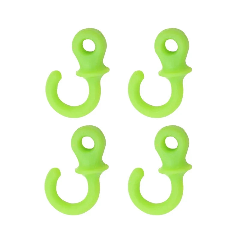 4-Pack Monkey Tail Bow String Stabilizer Compound Bowstring Damping Ring Bowstring Damper Reduce Shock
