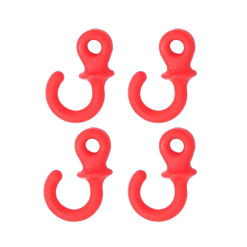 4-Pack Monkey Tail Bow String Stabilizer Compound Bowstring Damping Ring Bowstring Damper Reduce Shock