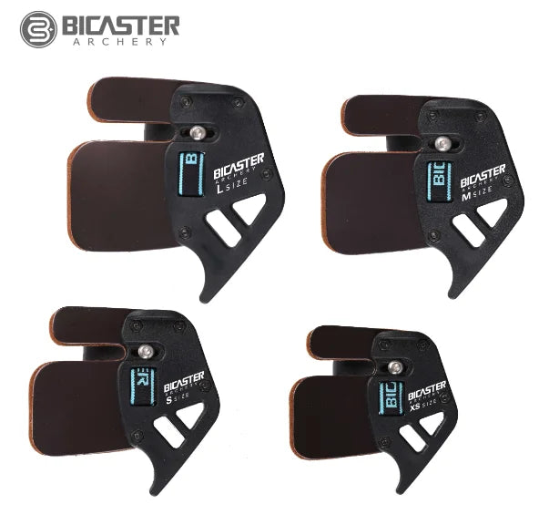 Bicaster Finger Tab Xs/s/m/l Right Handed Finger Guard Genuine Cowhide for Beginner and Children