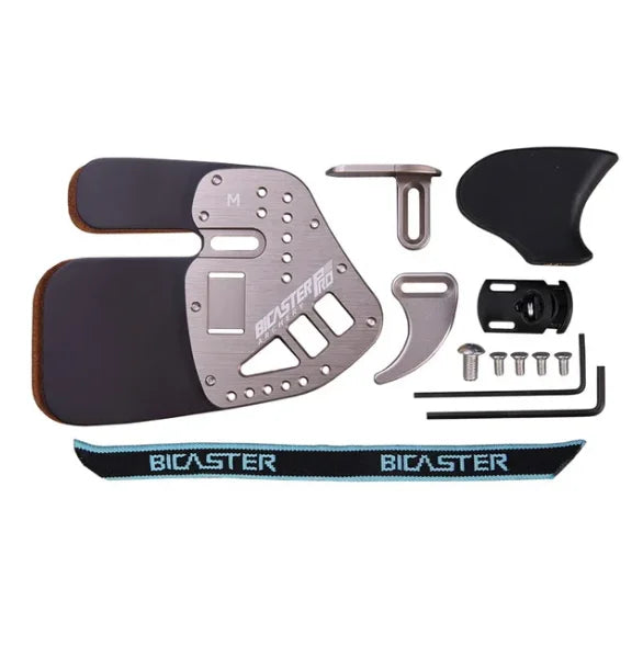 Bicaster Asa-pro Finger Tab Guard Protection Replacement Real Horsehide Cordovan+Aluminum S/m/l RH Bow