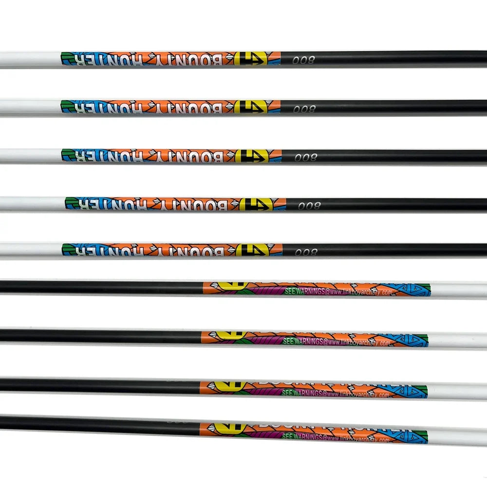 12-Pack Carbon Arrow 30/32 Inch Carbon Arrows Replaceable Arrowhead for Compound/Recurve Bow Targeting