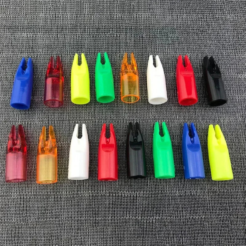 30-Pack Arrow Nock Nocks for 8mm Wood Bamboo Arrow Shafts DIY Tools