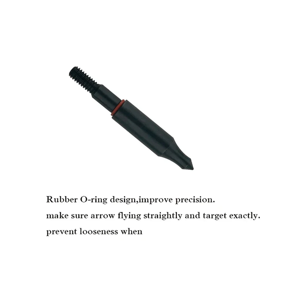 12-Pack Arrow Tips ID6.2MM OD8.0MM 100/150/175gr for Arrow Shaft Arrow Head Compound Recurve Bow