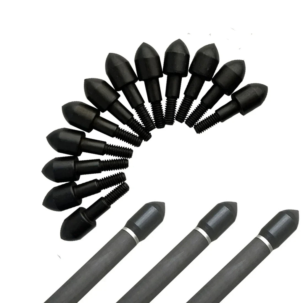 24-Pack 100grain Target Broadhead Arrow Points Field Tips Arrowhead for ID7.6mm Arrow