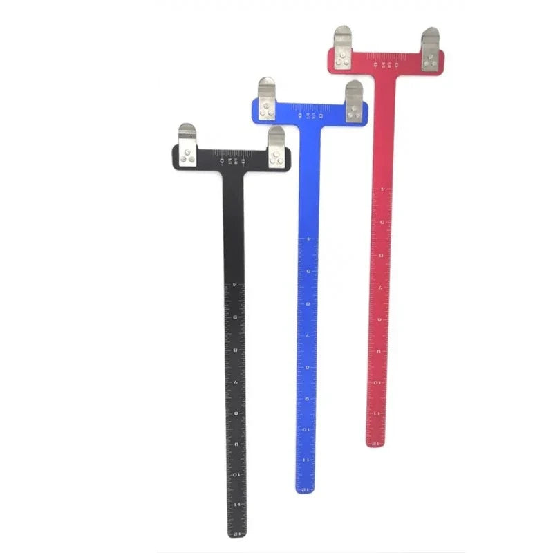 Recurve Bow T Square Ruler Copper Buckle Plier Kit Plastic Arrow Rest for Bow