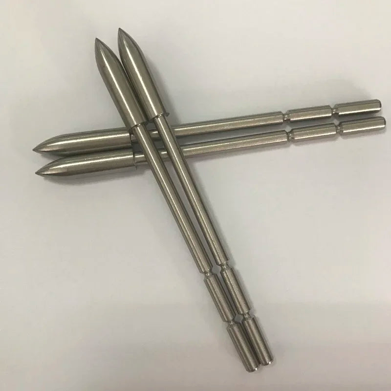 12-Pack 120grain 100grain Break Off Arrowhead Broadheads Target Point for ID3.2mm OD5.0/5.2/5.5/5.6mm Arrow Shaft