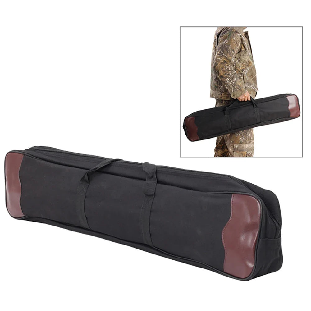 Portable Takedown Recurve Bow Bag Wear-Resistant Canvas / Case with Shoulder Strap