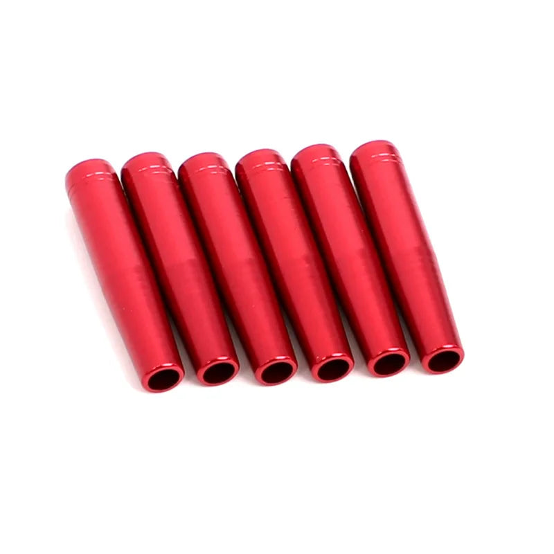 12-Pack OD 8mm Aluminum Arrow Outer Insert Seat Replaceable Arrow Point Adapter Wooden Bamboo