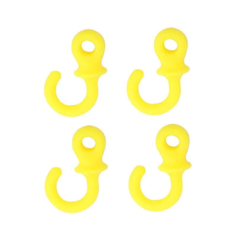 4-Pack Monkey Tail Bow String Stabilizer Compound Bowstring Damping Ring Bowstring Damper Reduce Shock