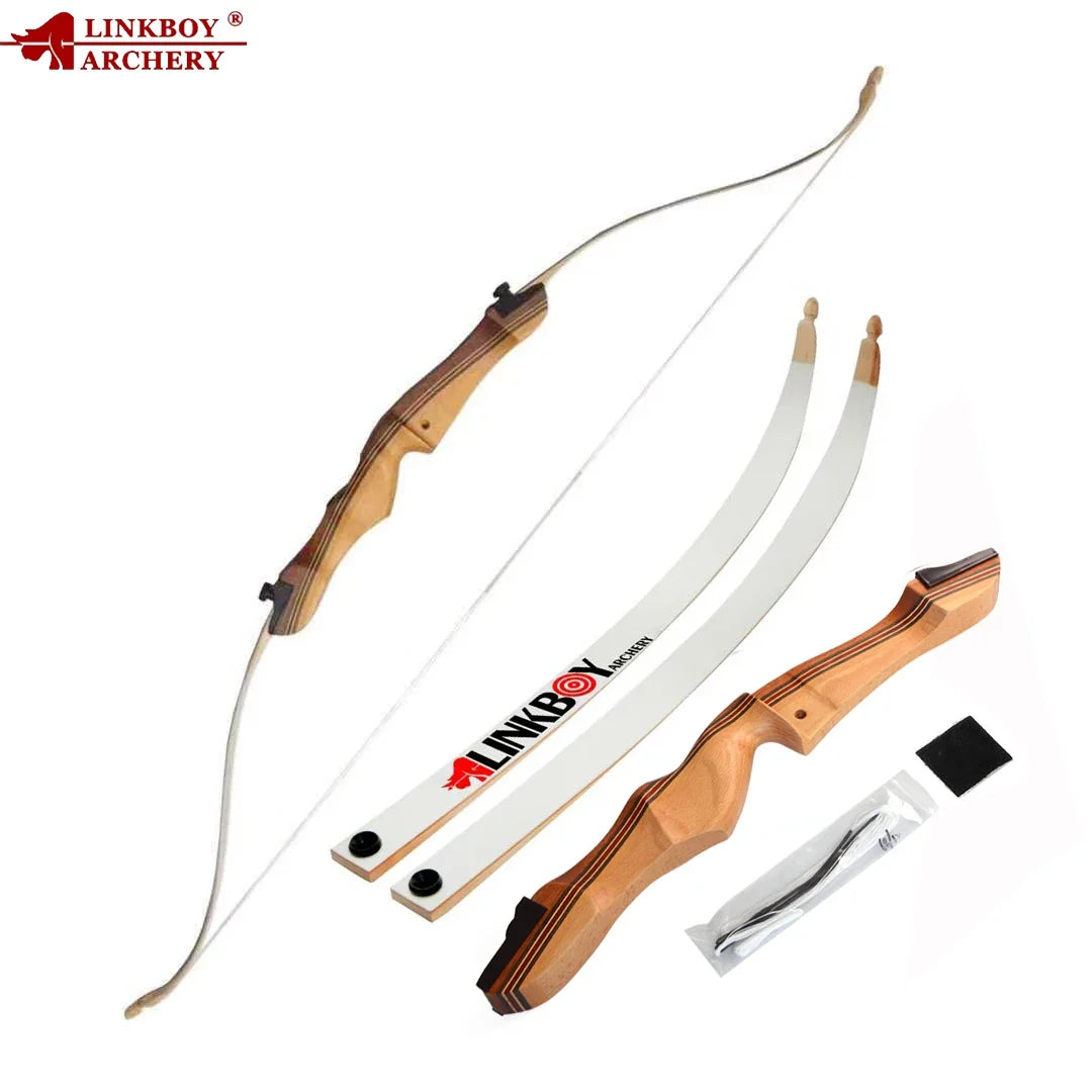 48/68inch Recurve Bow Draw Weight 12-34lbs Right Hand Longbow Wooden Bow