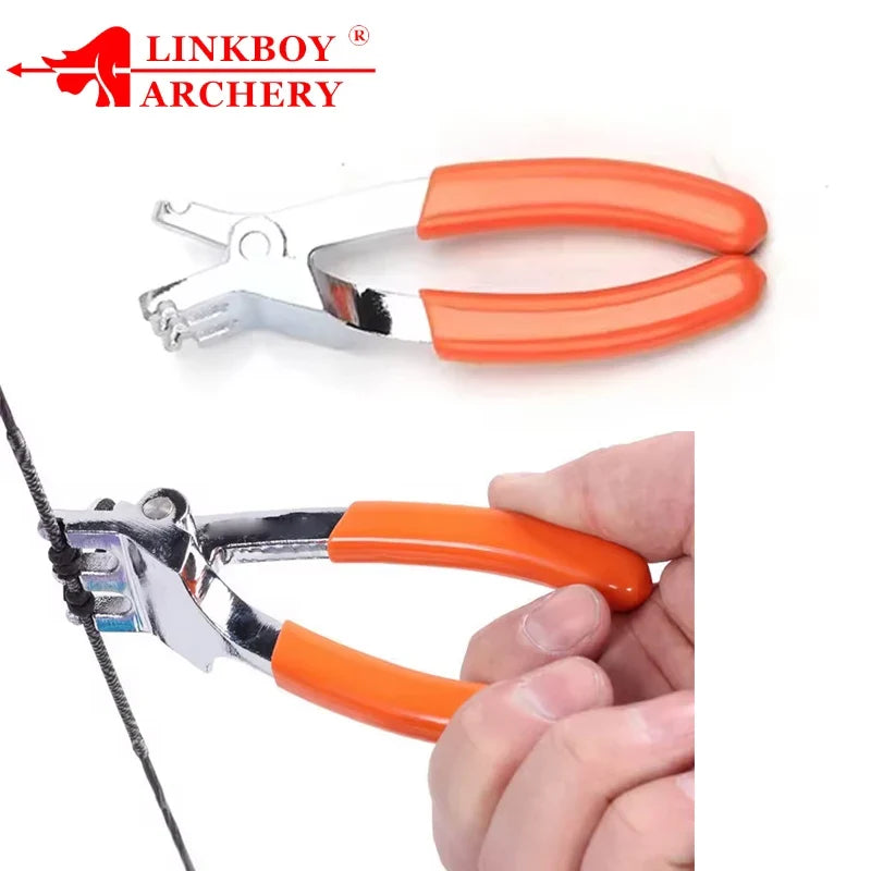 Y6GD Archer D Loop Pliers for Compound Bow, Bow Press Tools Bowstring D Rings