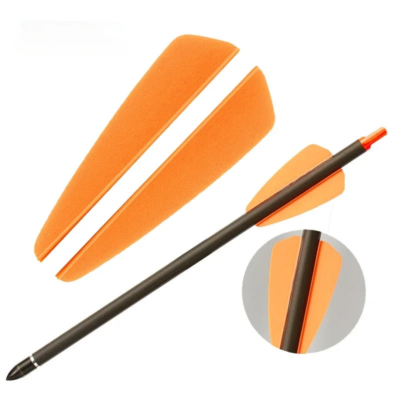 50-Pack 2'' TPU Plastic Arrow Vanes Fit Arrows Bolts Fleching Arrow