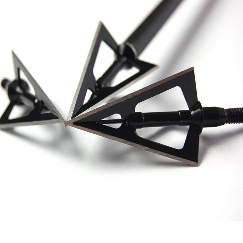 Broadheads 100gr 125gr Points Tips for Carbon Arrows Arrowheads for Bow Longbow 12-Pack