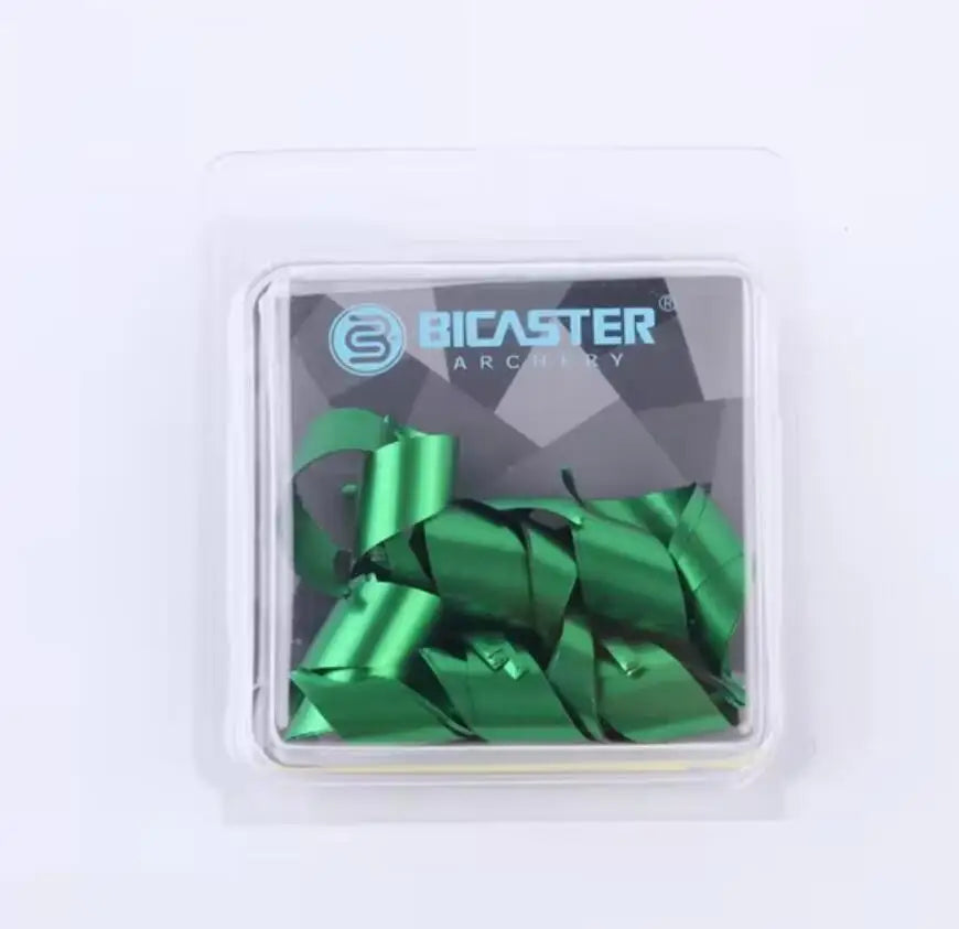 Bicaster 50-Pack 2inch Arrow Fletches Spin Vanes Left/Right Wing Spiral Plume Fletching