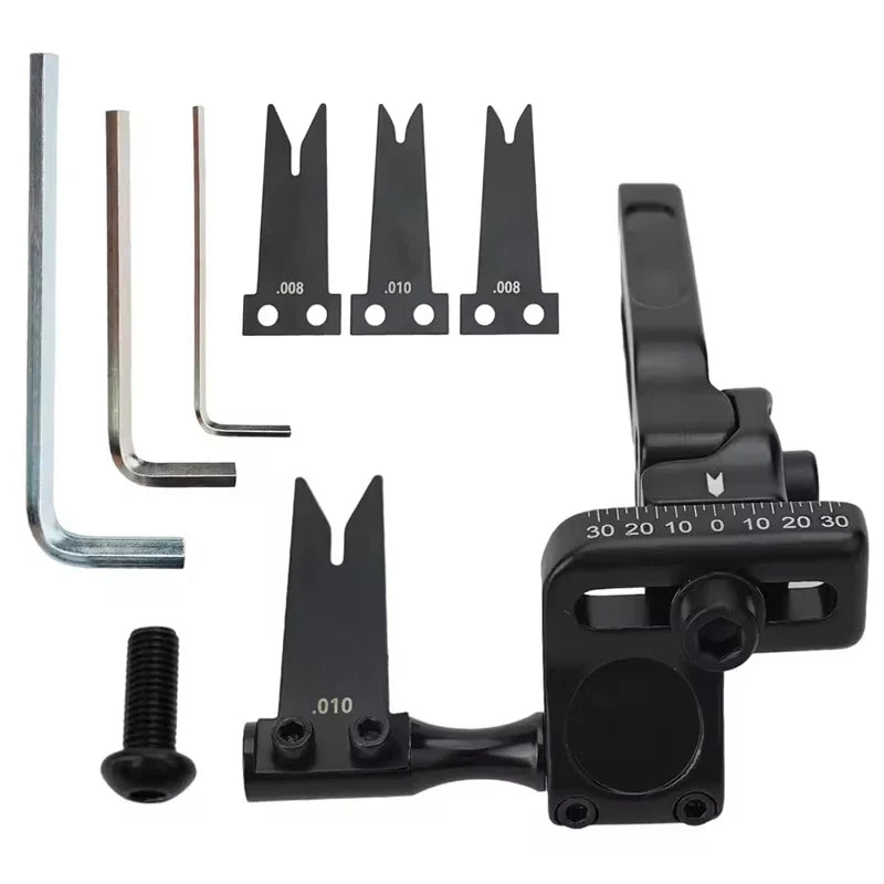 Adjustable Aluminum Alloy Arrow Holder, Rail Steel Plate, RH