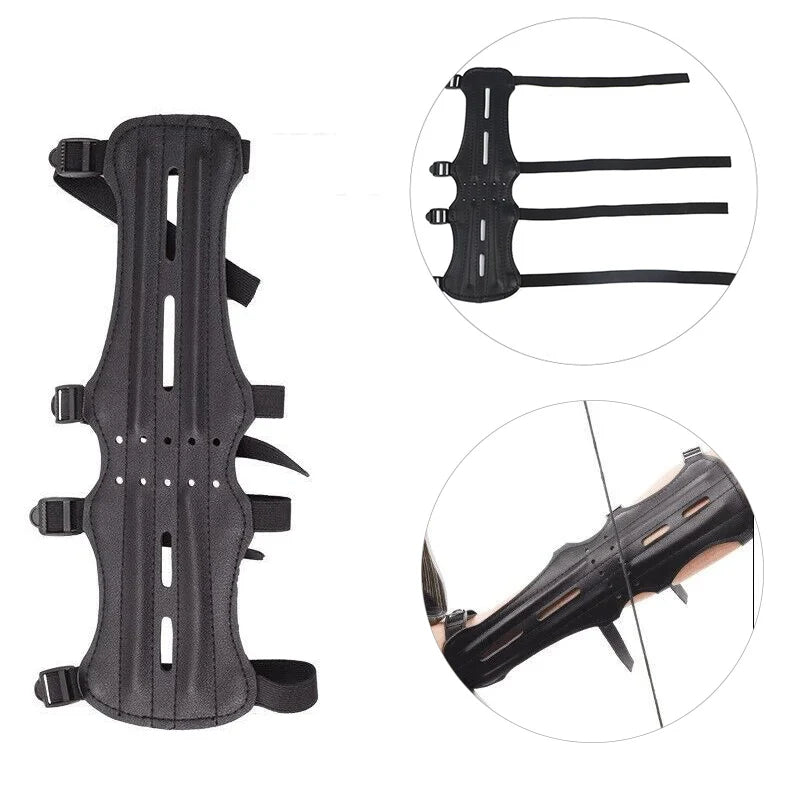 Extended Arm Guard Protector Tools Leather for Bow Protection Safe Strap Armband Protection