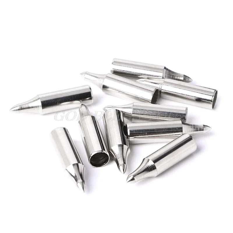 30-Pack Arrowhead Thread Carbon Fiber Arrow Compound Bow Tips Point