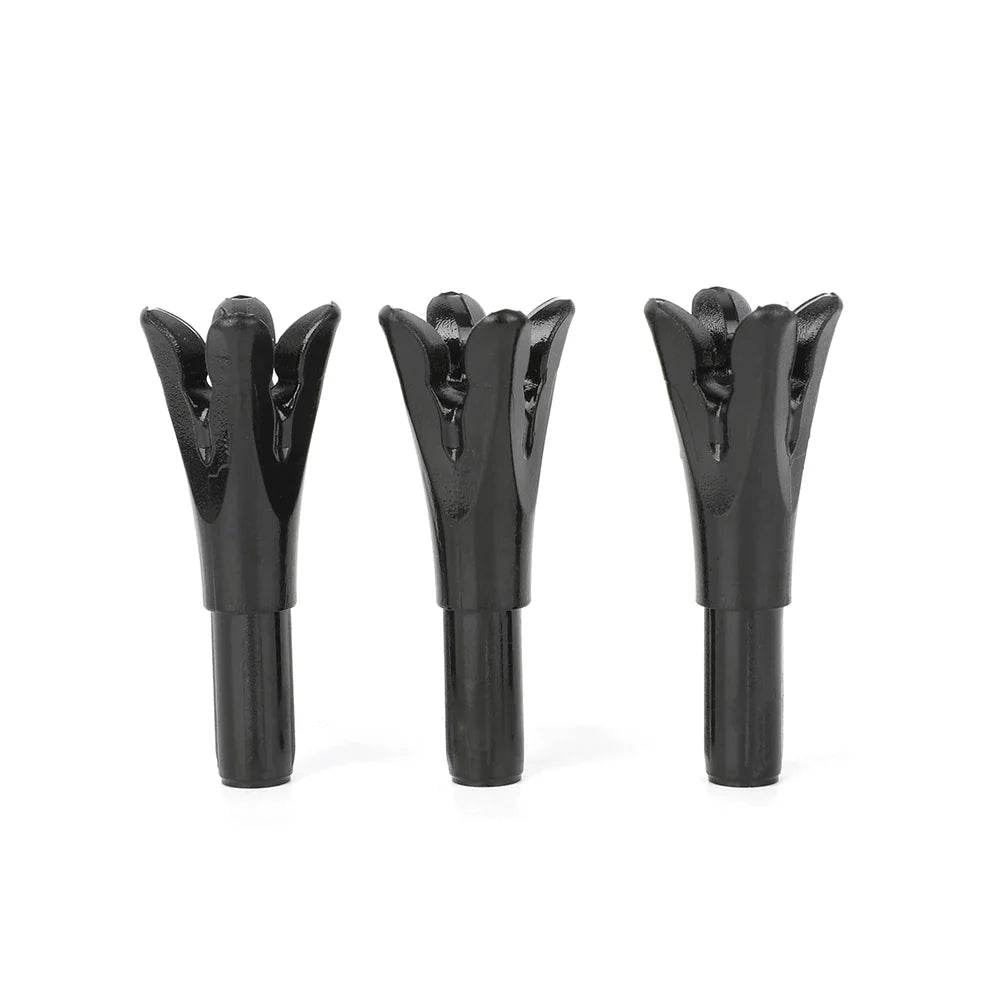 Arrow Nock 12-Pack ID 6.2mm OD 7.6mm Plastic DIY Carbon Fiberglass Arrow Shaft