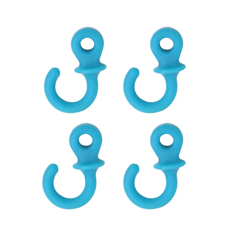 4-Pack Monkey Tail Bow String Stabilizer Compound Bowstring Damping Ring Bowstring Damper Reduce Shock