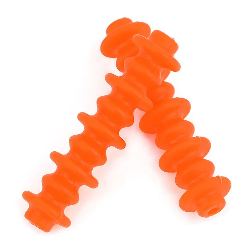 1 Pair Bow String Shock Absorber Color Silicone Sound Absorption Shock Damper for Compound