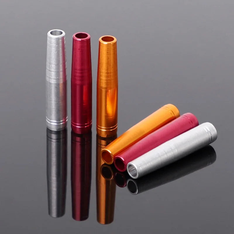12-Pack OD 8mm Aluminum Arrow Outer Insert Seat Replaceable Arrow Point Adapter Wooden Bamboo