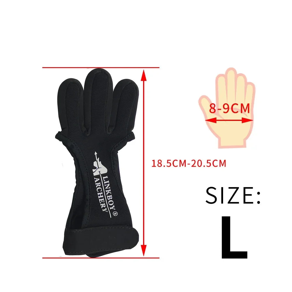 3 Fingers Glove Hand Guard Protector M/L Breathable