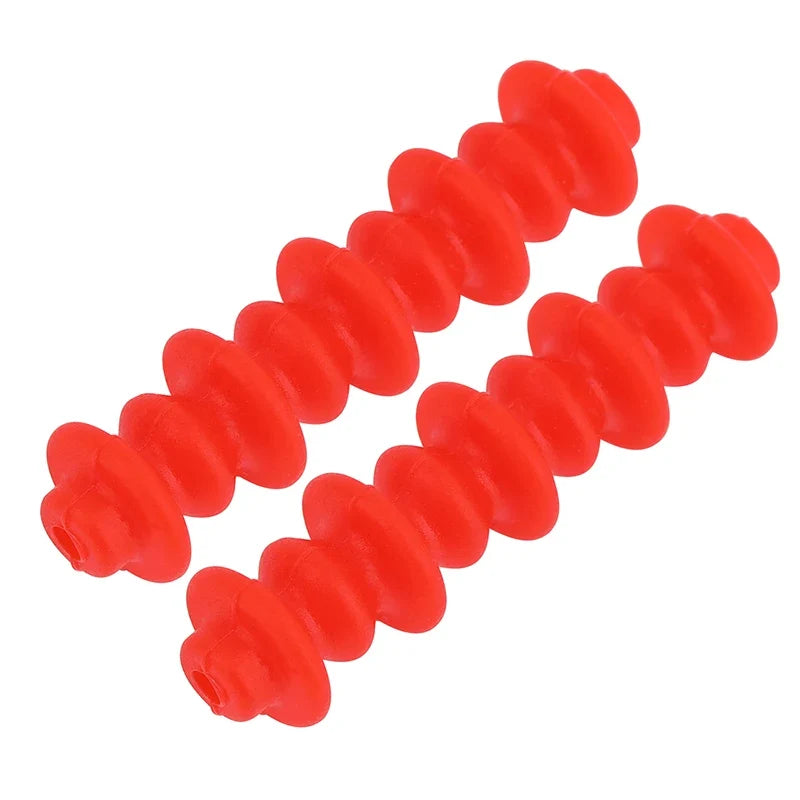 1 Pair Bow String Shock Absorber Color Silicone Sound Absorption Shock Damper for Compound
